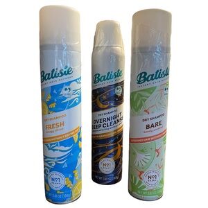 Batiste Dry Shampoo Trio  - Fresh, Overnight Deep Cleanse, Bare
